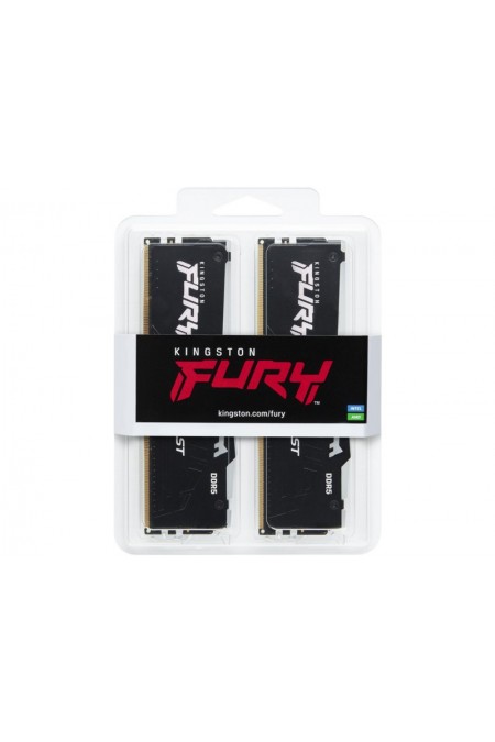Оперативная память Kingston FURY Beast RGB (32 ГБ x 2 шт.) DDR5 5200 МГц DIMM CL40 (KF552C40BBAK2-64) 5
