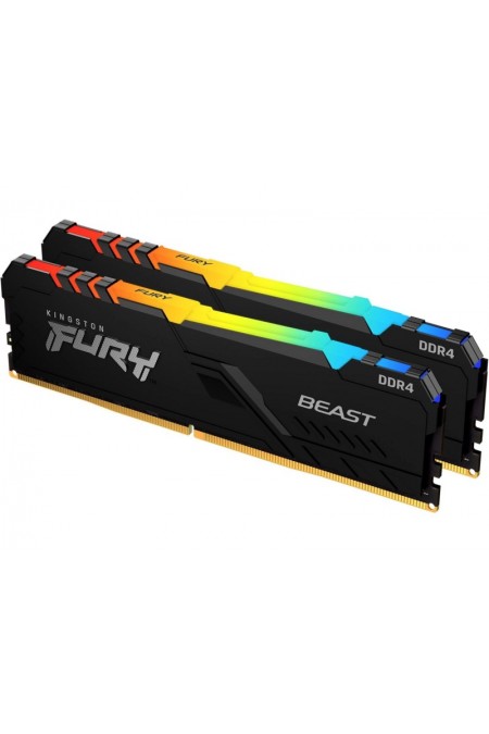 Оперативная память Kingston FURY Beast RGB (32 ГБ x 2 шт.) DDR5 5200 МГц DIMM CL40 (KF552C40BBAK2-64) 9