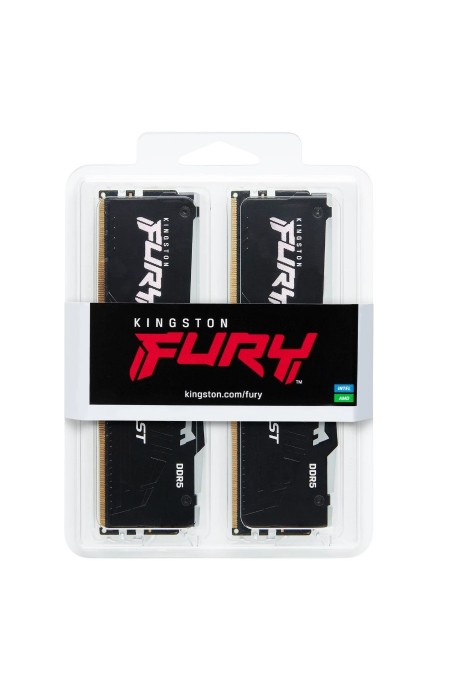 Оперативная память Kingston Fury Beast RGB 64 ГБ (32 ГБ x 2 шт.) DDR5 5600 МГц DIMM CL40 (KF556C40BB2AK2-64) 2
