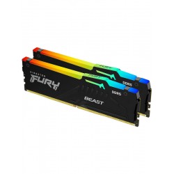 Оперативная память Kingston FURY Beast RGB 64 ГБ DDR5 5200 МГц DIMM CL40 (KF552C40BB2AK2-64)