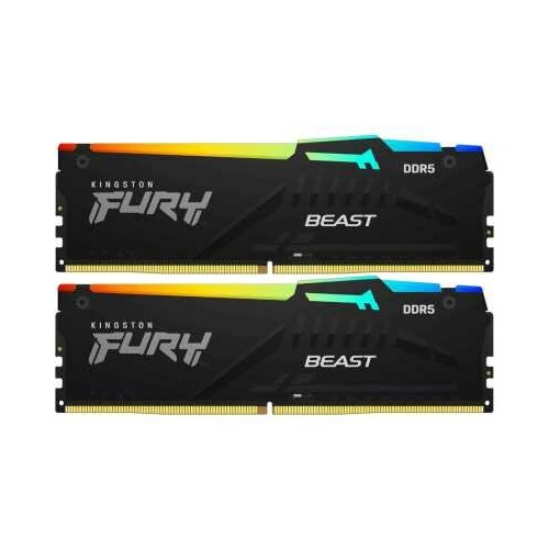 Оперативная память Kingston FURY Beast RGB 64 ГБ DDR5 5200 МГц DIMM CL40 (KF552C40BB2AK2-64) 2