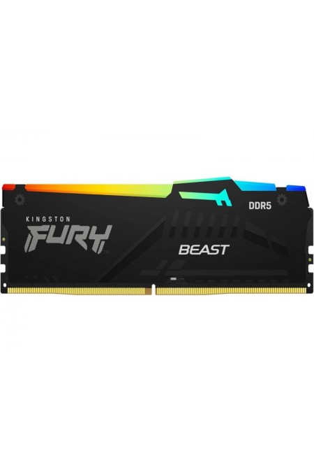 Оперативная память Kingston FURY Beast RGB XMP 16 ГБ DDR5 5600 МГц DIMM CL40 (KF556C40BBA-16) 1