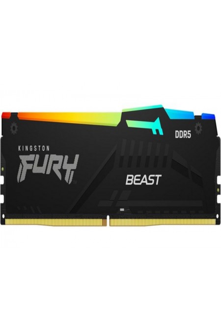 Оперативная память Kingston FURY Beast RGB XMP 16 ГБ DDR5 5600 МГц DIMM CL40 (KF556C40BBA-16) 2