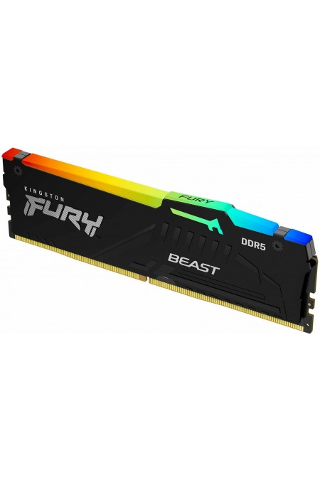 Оперативная память Kingston FURY Beast RGB XMP 32 ГБ DDR5 5200 МГц DIMM CL40 (KF552C40BBA-32) 2
