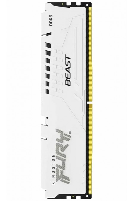 Оперативная память Kingston Fury Beast White 16 ГБ DDR5 5600 МГц CL40 (KF556C40BW-16) 2
