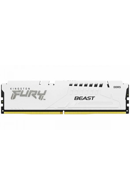 Оперативная память Kingston Fury Beast White 16 ГБ DDR5 6000 МГц DIMM CL36 (KF560C36BWE2-16) 