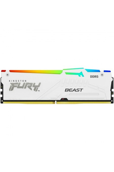 Оперативная память Kingston Fury Beast White 16 ГБ DDR5 6400 МГц DIMM CL32 (KF564C32BWEA-16) 