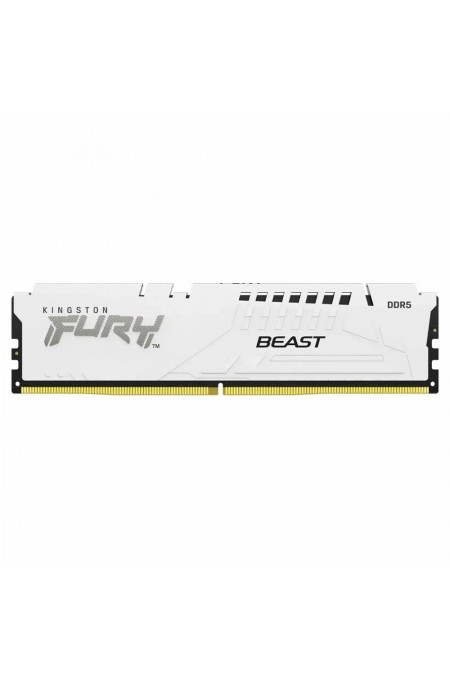 Оперативная память Kingston Fury Beast White Expo 16 ГБ DDR5 6000 МГц DIMM CL30 (KF560C30BWE-16) 