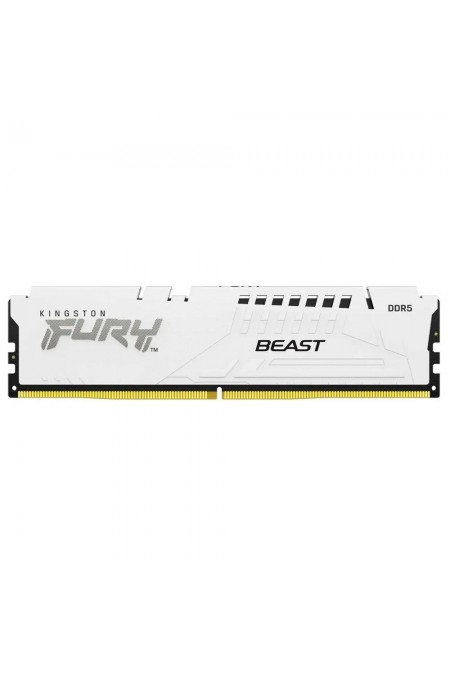 Оперативная память Kingston Fury Beast White Expo 16 ГБ DDR5 6400 МГц DIMM CL32 (KF564C32BWE-16) 