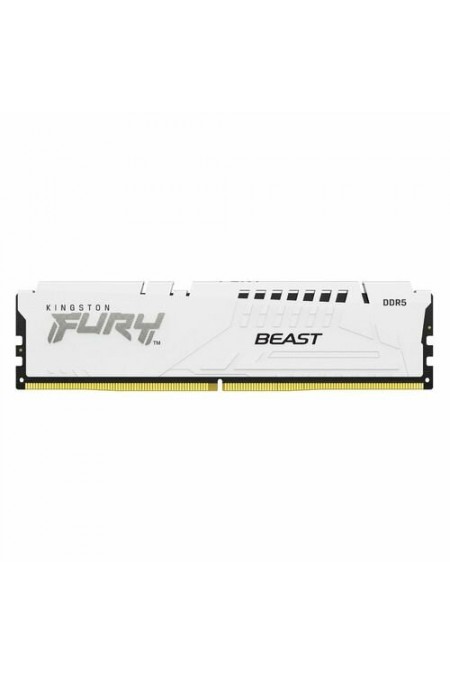 Оперативная память Kingston Fury Beast White Expo 16 ГБ DDR5 6800 МГц DIMM CL34 (KF568C34BWE-16) 