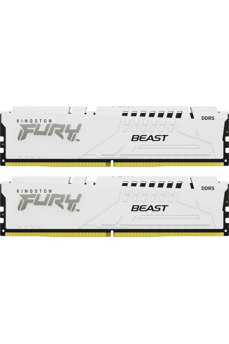 Оперативная память Kingston Fury Beast White Expo 32 ГБ (16 ГБ x 2 шт.) DDR5 5600 МГц DIMM CL36 (KF556C36BWEK2-32) 1