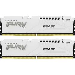 Оперативная память Kingston Fury Beast White EXPO 32 ГБ (16 ГБ x 2 шт.) DDR5 6000 МГц DIMM CL36 (KF560C36BWE2K2-32)