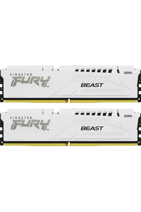 Оперативная память Kingston Fury Beast White EXPO 32 ГБ (16 ГБ x 2 шт.) DDR5 6000 МГц DIMM CL36 (KF560C36BWE2K2-32) 