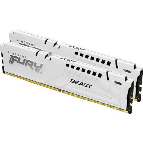 Оперативная память Kingston Fury Beast White EXPO 32 ГБ (16 ГБ x 2 шт.) DDR5 6000 МГц DIMM CL36 (KF560C36BWE2K2-32) 1