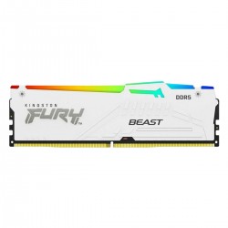 Оперативная память Kingston Fury Beast White Expo 32 ГБ (16 ГБ x 2 шт.) DDR5 6000 МГц UDIMM CL30 (KF560C30BWEK2-32)