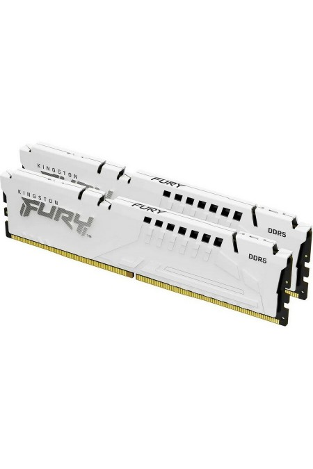 Оперативная память Kingston Fury Beast White Expo 32 ГБ (16 ГБ x 2 шт.) DDR5 6000 МГц UDIMM CL30 (KF560C30BWEK2-32) 1
