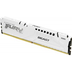 Оперативная память Kingston Fury Beast White Expo 32 ГБ (16 ГБ x 2 шт.) DDR5 6800 МГц DIMM CL34 (KF568C34BWEK2-32)