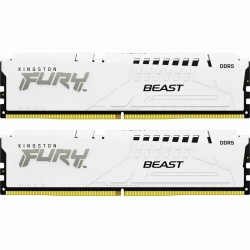 Оперативная память Kingston FURY Beast White EXPO 64 ГБ (32 ГБ x 2 шт.) DDR5 5600 МГц DIMM CL36 (KF556C36BWEK2-64)