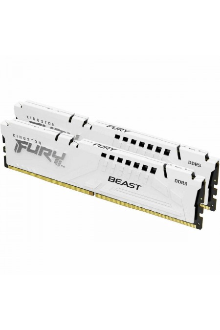 Оперативная память Kingston FURY Beast White EXPO 64 ГБ (32 ГБ x 2 шт.) DDR5 5600 МГц DIMM CL36 (KF556C36BWEK2-64) 1