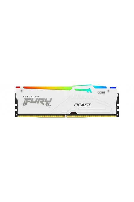 Оперативная память Kingston Fury Beast White Expo RGB 32 ГБ DDR5 6000 МГц DIMM CL36 (KF560C36BWEA-32) 