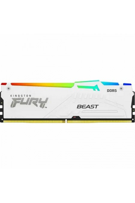 Оперативная память Kingston FURY Beast White RGB 32 ГБ DDR5 5600 МГц DIMM CL40 (KF556C40BWA-32) 1