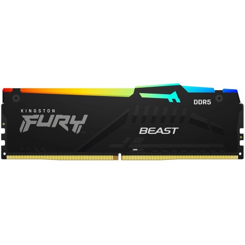 Оперативная память Kingston FURY Beast White RGB 32 ГБ DDR5 5600 МГц DIMM CL40 (KF556C40BWA-32) 3