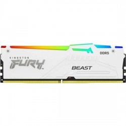 Оперативная память Kingston Fury Beast White RGB Expo 16 ГБ DDR5 6000 МГц DIMM CL30 (KF560C30BWEA-16)