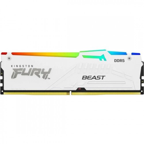 Оперативная память Kingston Fury Beast White RGB Expo 16 ГБ DDR5 6000 МГц DIMM CL30 (KF560C30BWEA-16) 