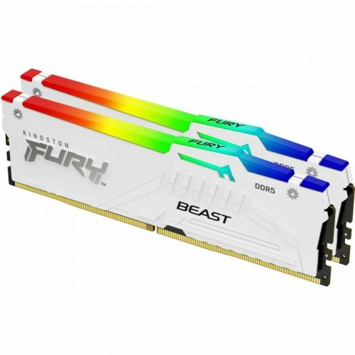 Оперативная память Kingston FURY Beast White RGB XMP 32 ГБ (16 ГБ x 2 шт.) DDR5 5600 МГц DIMM CL40 (KF556C40BWAK2-32) 2