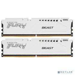 Оперативная память Kingston FURY Beast White XMP 4 ГБ DDR5 5600 МГц DIMM CL40 (KF556C40BWK2-64)