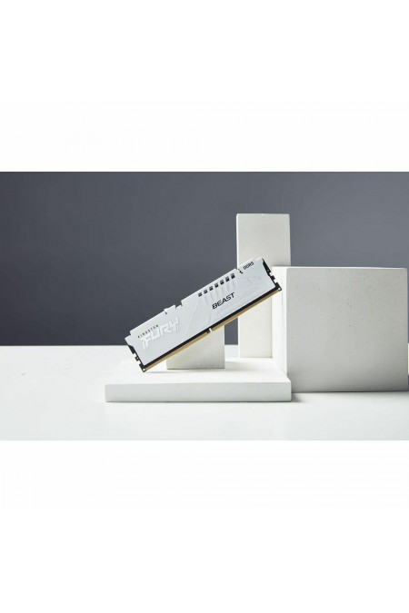 Оперативная память Kingston Fury Beast White XMP 64 ГБ (16 ГБ x 4 шт.) DDR5 6000 МГц DIMM CL40 (KF560C40BWK4-64) 3