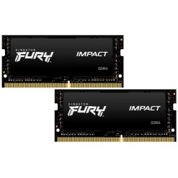 Оперативная память Kingston FURY Impact 16 ГБ (8 ГБ x 2 шт.) DDR4 3200 МГц SODIMM CL20 (KF432S20IBK2/16)