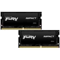 Оперативная память Kingston FURY Impact 16 ГБ (8 ГБ x 2 шт.) DDR4 3200 МГц SODIMM CL20 (KF432S20IBK2/16)