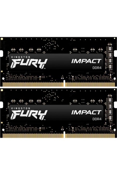 Оперативная память Kingston FURY Impact 16 ГБ (8 ГБ x 2 шт.) DDR4 3200 МГц SODIMM CL20 (KF432S20IBK2/16) 1