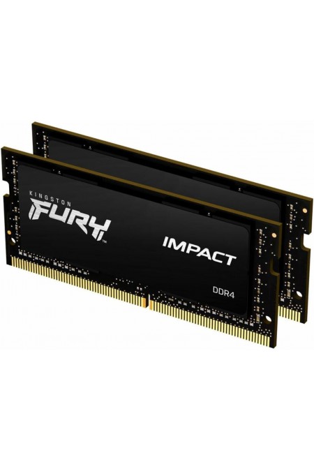 Оперативная память Kingston FURY Impact 16 ГБ (8 ГБ x 2 шт.) DDR4 3200 МГц SODIMM CL20 (KF432S20IBK2/16) 2
