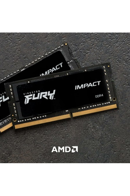 Оперативная память Kingston FURY Impact 16 ГБ (8 ГБ x 2 шт.) DDR4 3200 МГц SODIMM CL20 (KF432S20IBK2/16) 3