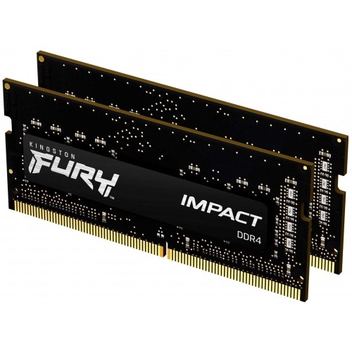 Оперативная память Kingston FURY Impact 16 ГБ (8 ГБ x 2 шт.) DDR4 3200 МГц SODIMM CL20 (KF432S20IBK2/16) 3