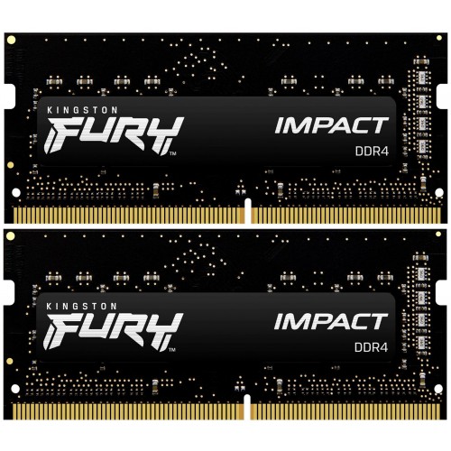 Оперативная память Kingston FURY Impact 16 ГБ (8 ГБ x 2 шт.) DDR4 3200 МГц SODIMM CL20 (KF432S20IBK2/16) 7