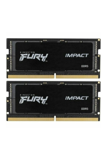 Оперативная память Kingston FURY Impact 32 ГБ (16 ГБ x 2 шт.) DDR5 5600 МГц SODIMM (KF556S40IBK2-32) 