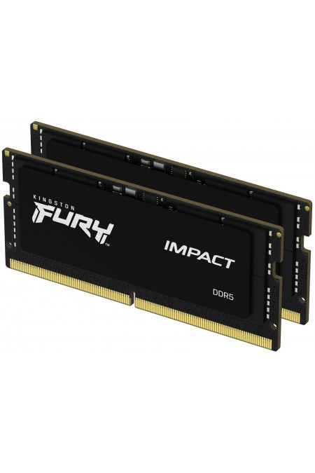 Оперативная память Kingston FURY Impact 32 ГБ (16 ГБ x 2 шт.) DDR5 5600 МГц SODIMM (KF556S40IBK2-32) 1