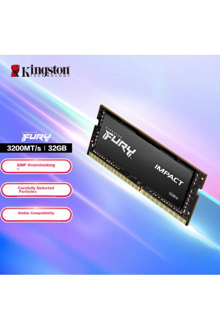 Оперативная память Kingston FURY Impact 32 ГБ DDR4 3200 МГц SODIMM CL20 (KF432S20IB/32) 