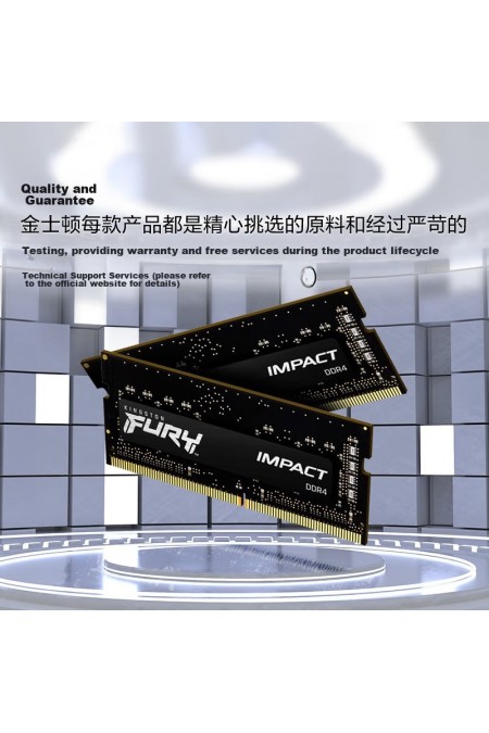 Оперативная память Kingston FURY Impact 32 ГБ DDR4 3200 МГц SODIMM CL20 (KF432S20IB/32) 4