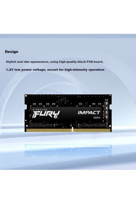 Оперативная память Kingston FURY Impact 64 ГБ (32 ГБ x 2 шт.) DDR4 3200 МГц SODIMM CL20 (KF432S20IBK2/64) 3