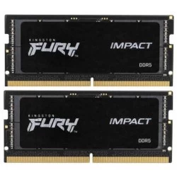 Оперативная память Kingston Fury Impact 64 ГБ DDR5 4800 МГц SODIMM CL38 (KF548S38IBK2-64)