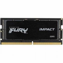 Оперативная память Kingston Fury Impact Black XMP 16 ГБ DDR5 6400 МГц SODIMM CL38 (KF564S38IB-16)