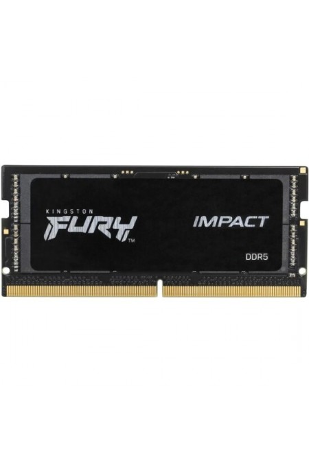 Оперативная память Kingston Fury Impact Black XMP 16 ГБ DDR5 6400 МГц SODIMM CL38 (KF564S38IB-16) 