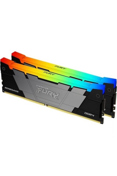 Оперативная память Kingston FURY Renegade Black RGB 64 ГБ (32 ГБ x 2 шт.) DDR4 3200 МГц DIMM CL16 (KF432C16RB2AK2/64) 1