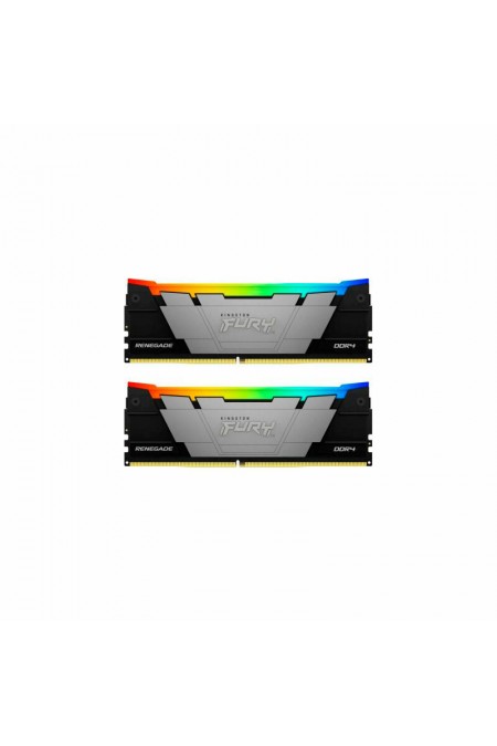 Оперативная память Kingston FURY Renegade Black RGB 64 ГБ (32 ГБ x 2 шт.) DDR4 3200 МГц DIMM CL16 (KF432C16RB2AK2/64) 2