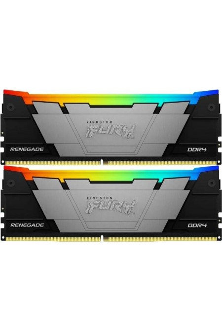 Оперативная память Kingston FURY Renegade RGB 16 ГБ (8 ГБ x 2 шт.) DDR4 3200 МГц DIMM CL16 (KF432C16RB2AK2/16) 