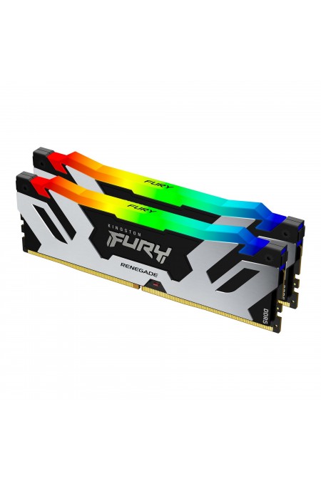 Оперативная память Kingston Fury Renegade RGB 32 ГБ (16 ГБ x 2 шт.) DDR5 6400 МГц DIMM CL32 (KF564C32RSAK2-32) 